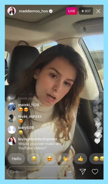 Instagram Live themes