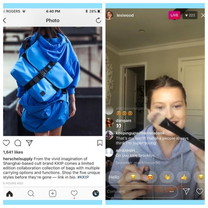 Instagram Live themes