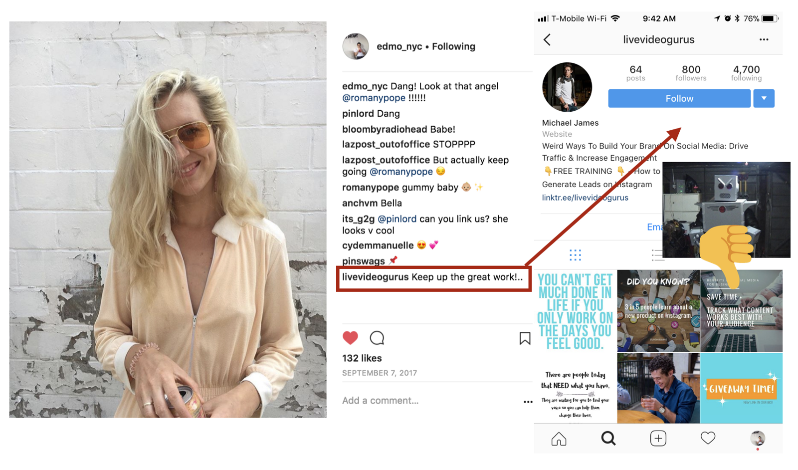 How to identify Instagram bots