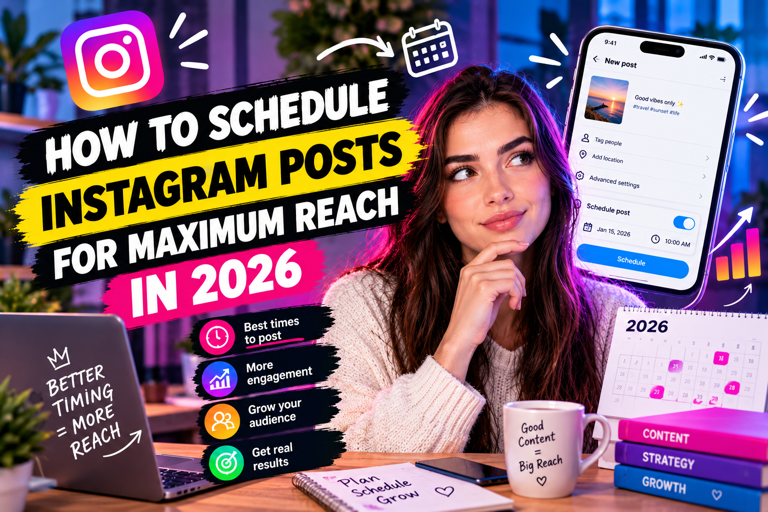 How to Schedule Instagram Posts for Maximum Reach in 2026