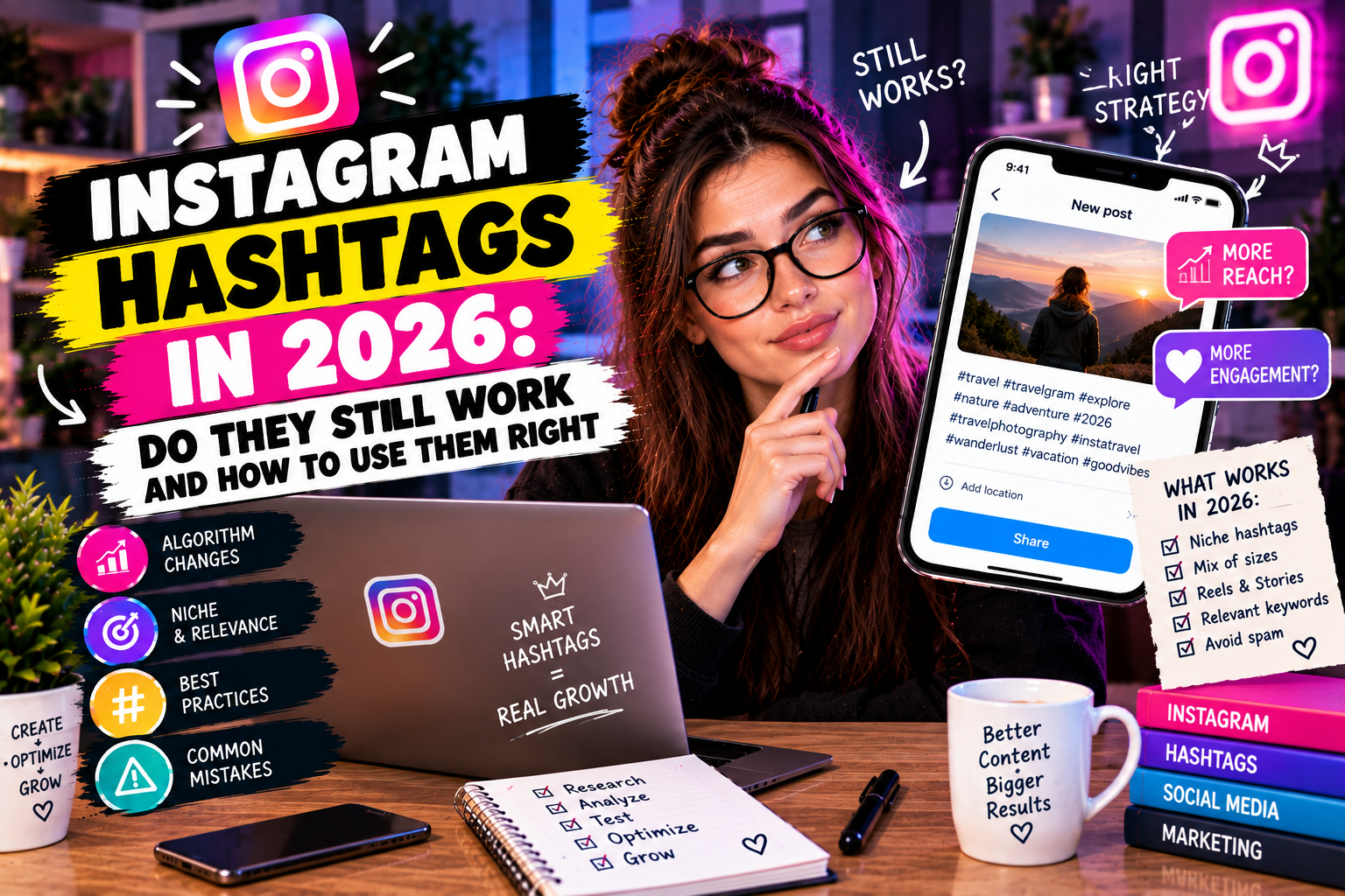 Instagram Hashtags in 2026: Do They Still Work and How to Use Them Right