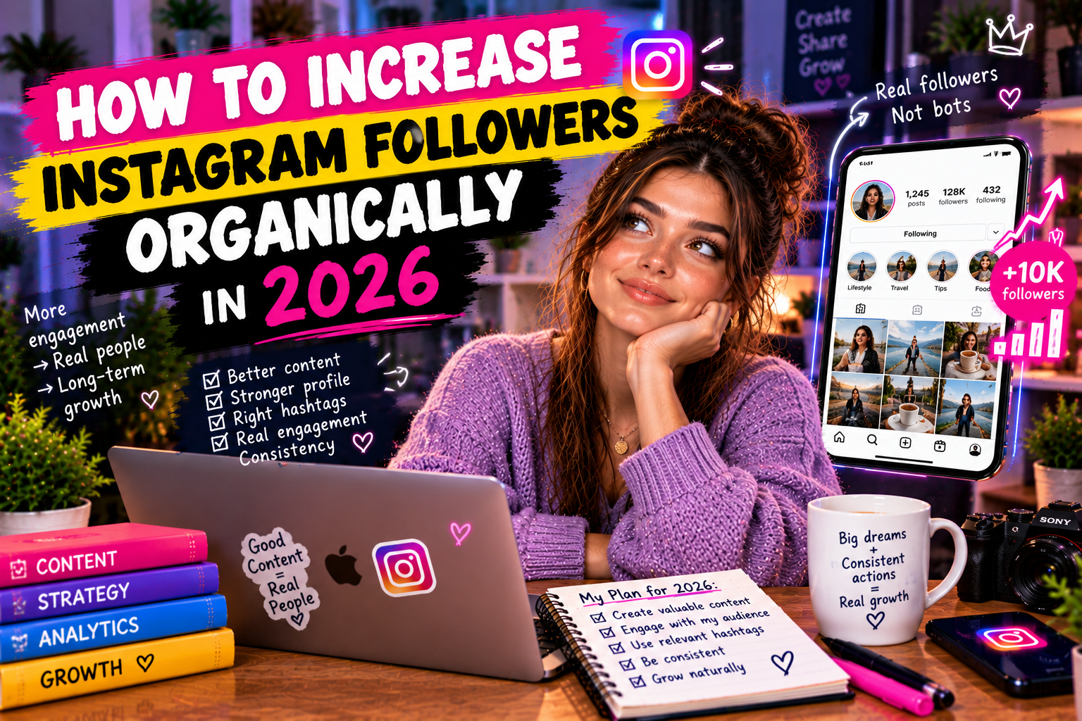 How to Increase Instagram Followers Organically in 2026