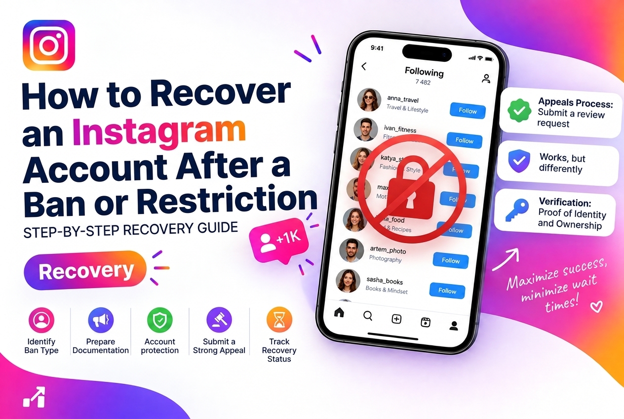 How to Recover an Instagram Account After a Ban or Restriction