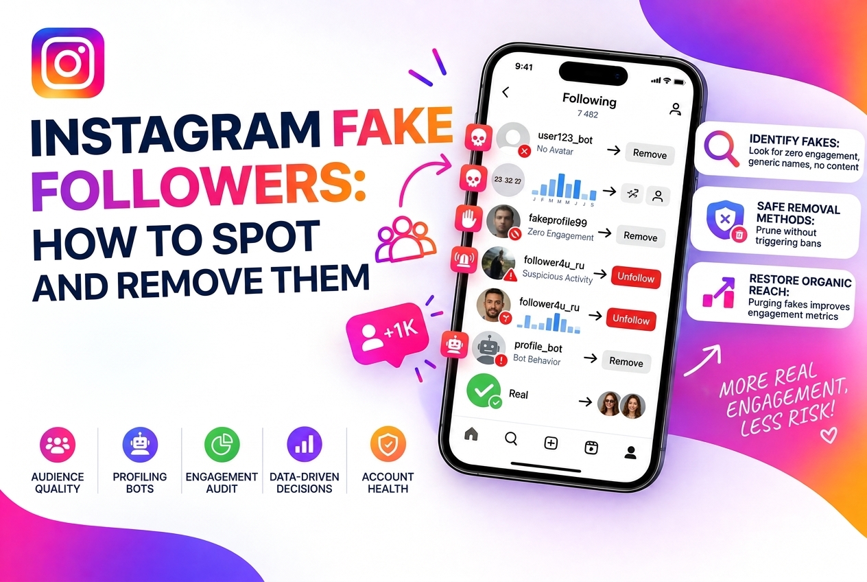 Instagram Fake Followers: How to Spot and Remove Them