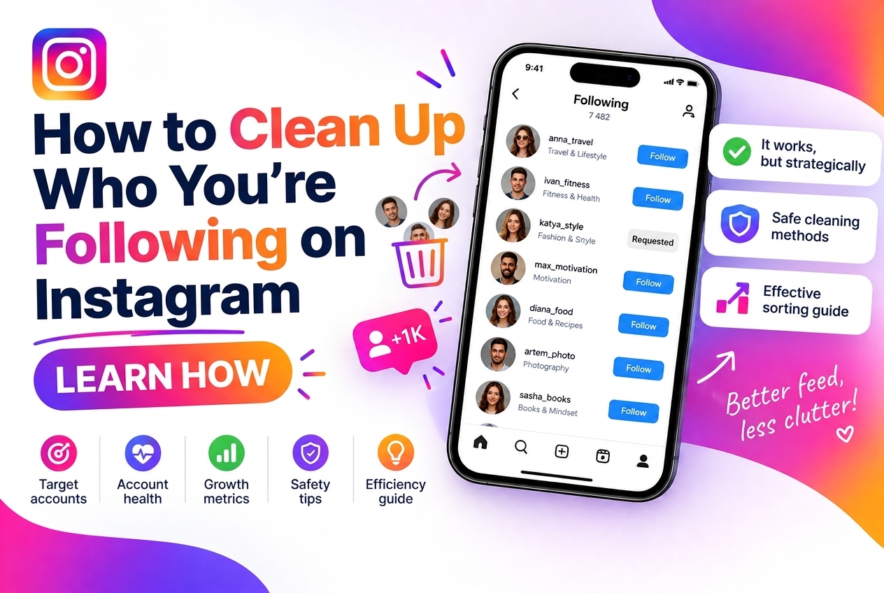 How to Clean Up Who You're Following on Instagram