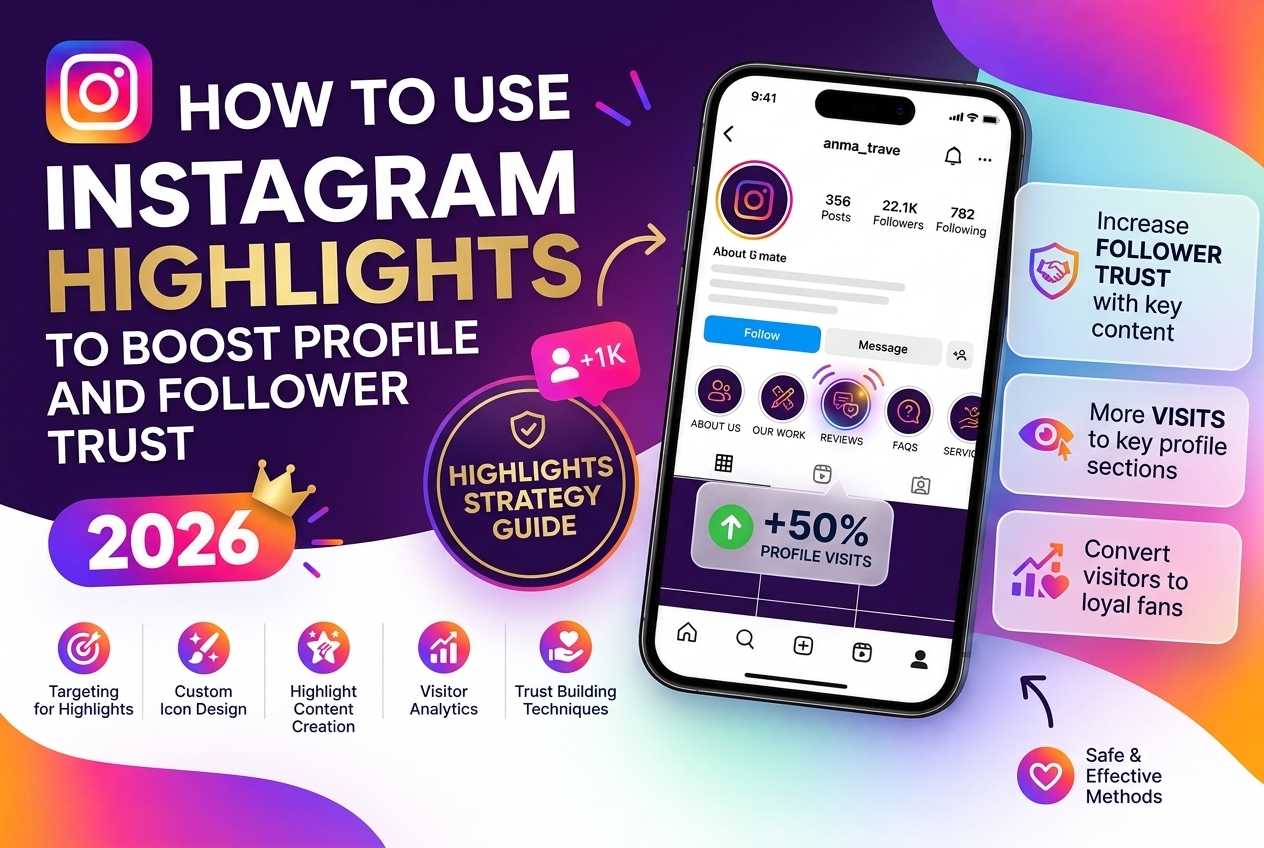 How to Use Instagram Highlights to Boost Profile Visits and Follower Trust