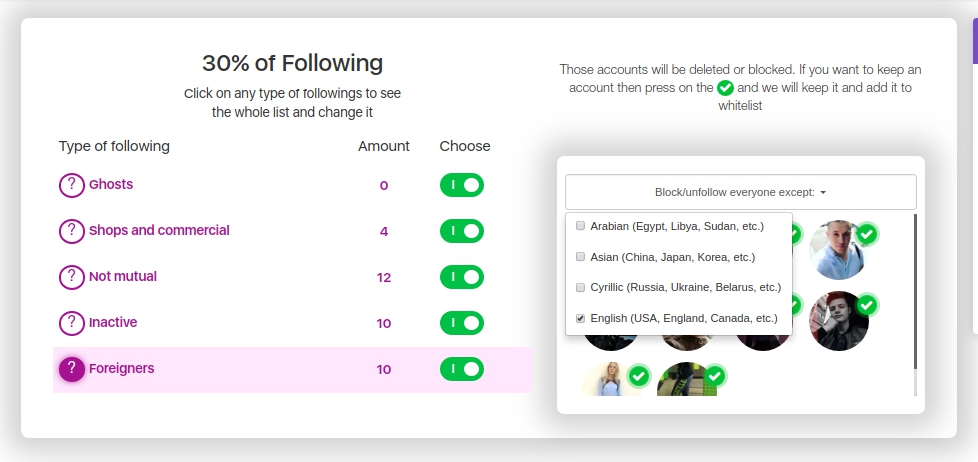 Audience analysis and unfollowing bots using Spamguard: step by step instructions
